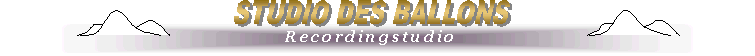 Studio des Ballons – Recordingstudio
